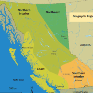 First Nations Peoples Of British Columbia map